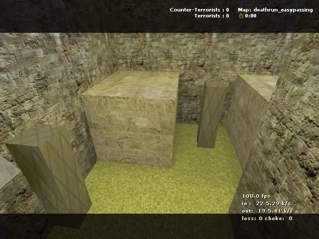 deathrun_easypassing - deathrun-карта для CS 1.6: равновесие команд, ключевые зоны, .nav и производительность - скриншот 2