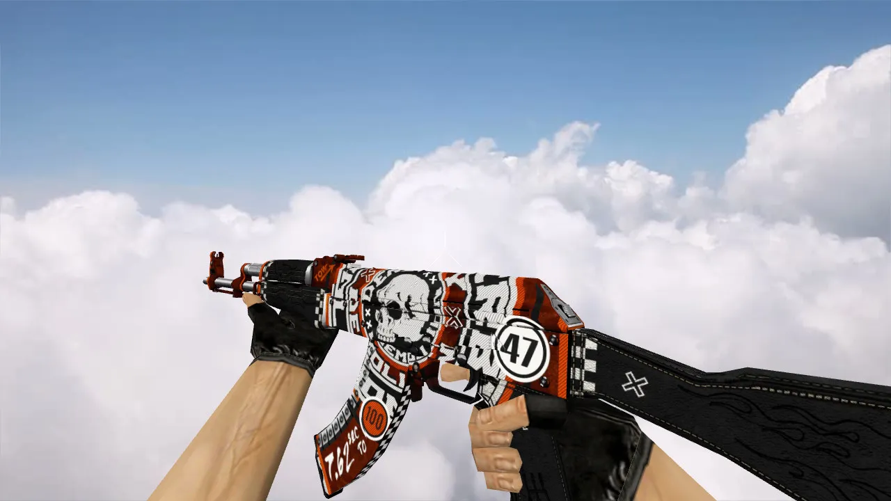 Модель «AK-47 Demolition» для CS 1.6: качество и уникальный дизайн — скриншот 2
