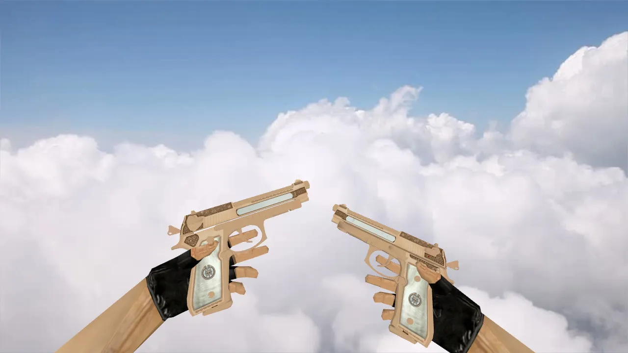 Модель «Dual Berettas Картель» для CS 1.6 - Уникальные текстуры и анимации - скриншот 1