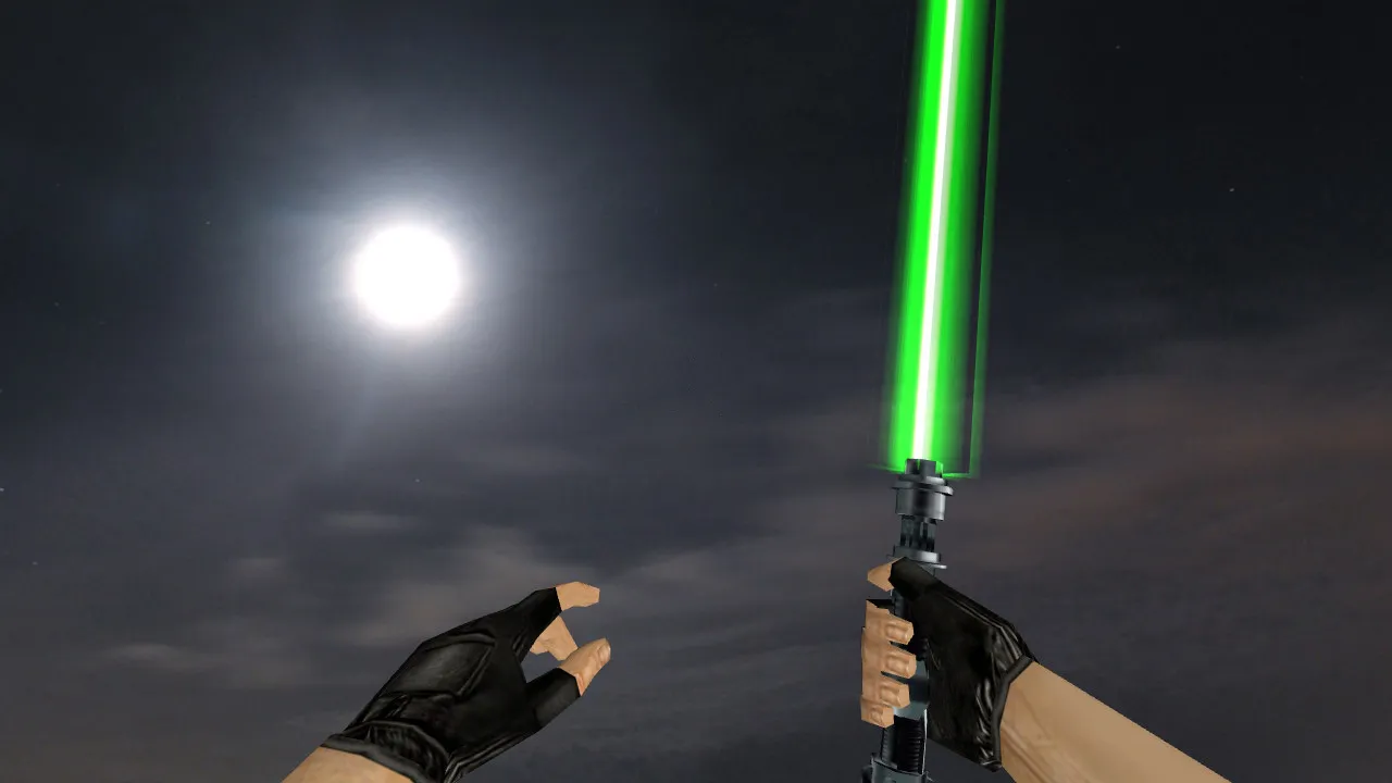 Модель ножа Lightsaber Multicolor Pack v_ и p_ для CS 1.6: звуки, анимация осмотра, качество текстур - скриншот 2
