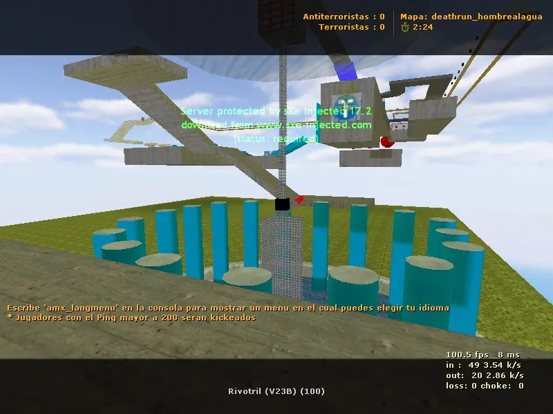 deathrun_hombrealagua для CS 1.6: тактика, точки, боты .nav и оптимизация wpoly/epoly - скриншот 1