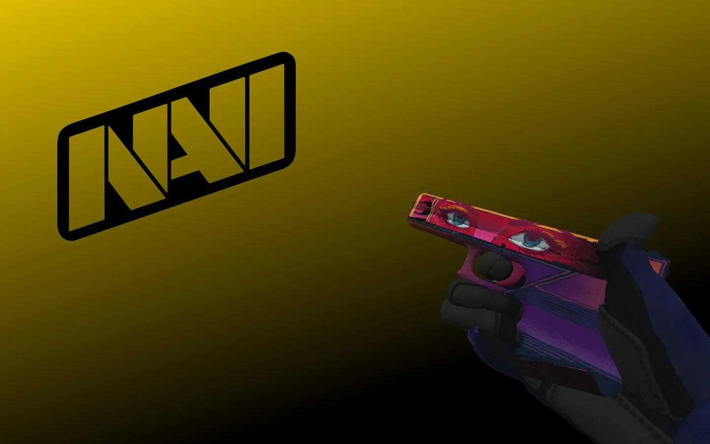 Инвентарь Navi Flamie для CS 1.6: паки оружия v_/p_/w_ модели, звуки, анимация осмотра, перчатки и нож — скриншот 5