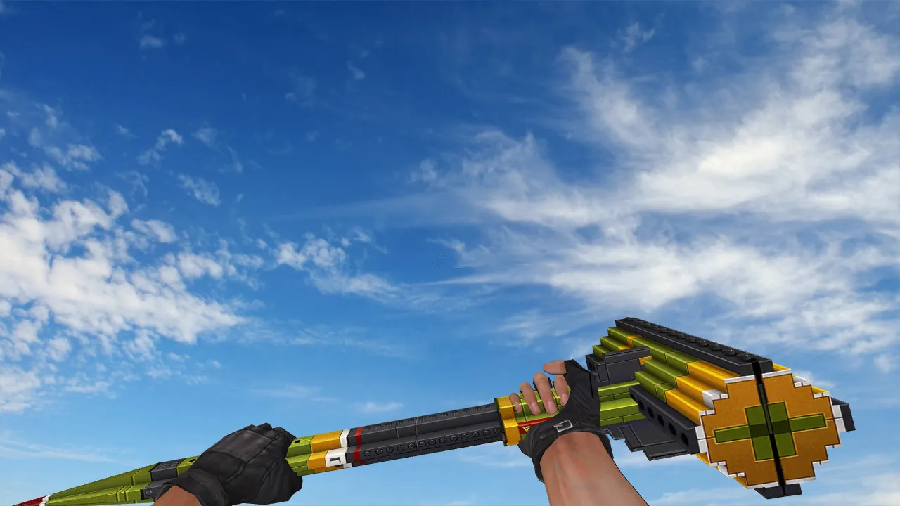 Модель ножа «Hammer Lego» для CS 1.6: v_ и p_ модели, звуки, анимация осмотра, качество текстур - скриншот 1