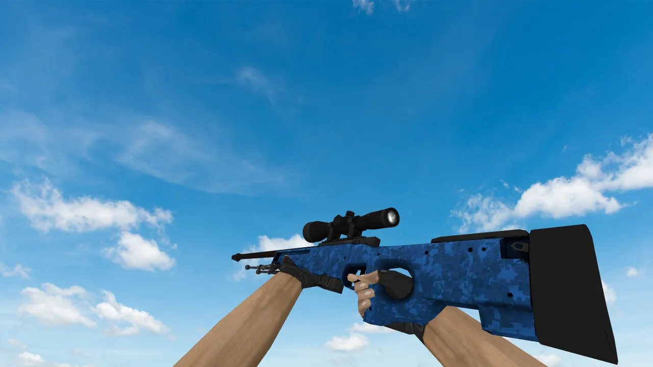 Модель AWP Cobalt Discruption для CS 1.6 — Уникальный скин - скриншот 1