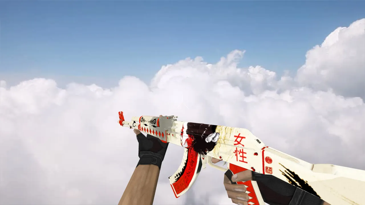 Модель «AK-47 Samurai» v_ / p_ / w_ для CS 1.6: звуки, анимация осмотра, норм текстуры - скриншот 2