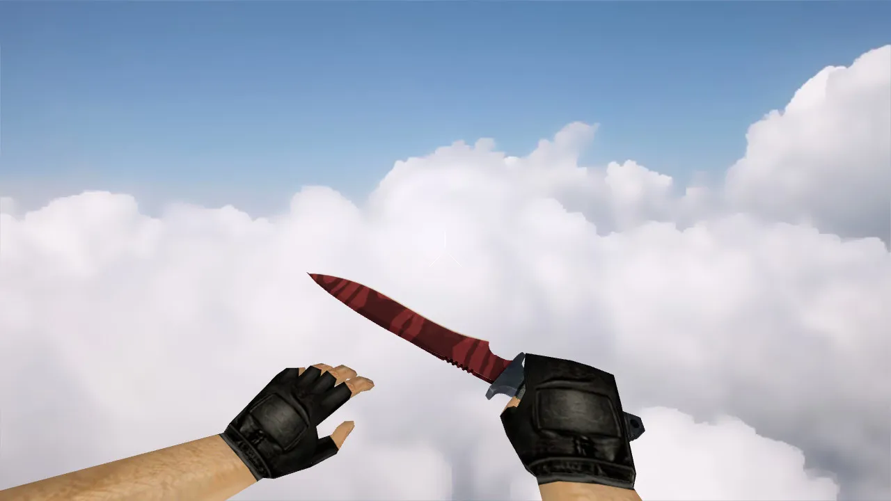Модель «Классический нож | Убийство» v_knife для CS 1.6: звуковое сопровождение, анимация осмотра, качество текстур - скриншот 2