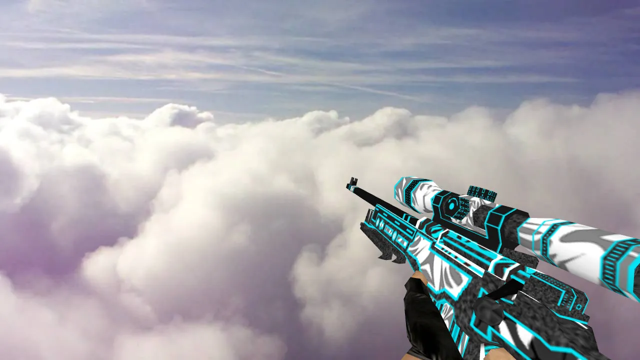 Стандартный AWP Снежный вихрь для CS 1.6 - Модели оружия - скриншот 2