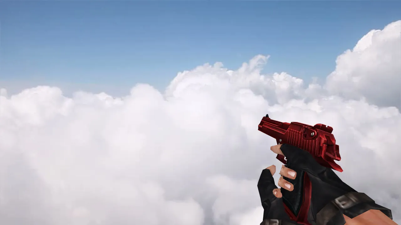 Модель «CSO Desert Eagle Red» для CS 1.6 - Качественная замена - скриншот 2