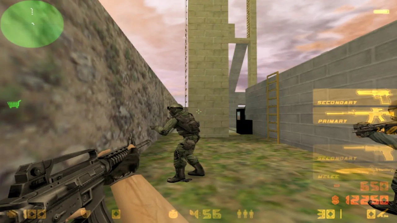Карта cs_mansion_hightower для CS 1.6: тоннели, вышка под AWP, ходы и баланс сторон - скриншот 5