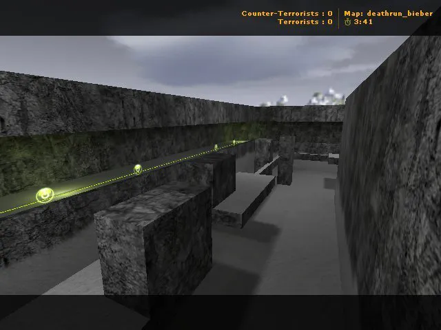 deathrun_bieber для CS 1.6: deathrun-локация с ловушками, анти-читом и .nav для ботов - скриншот 2