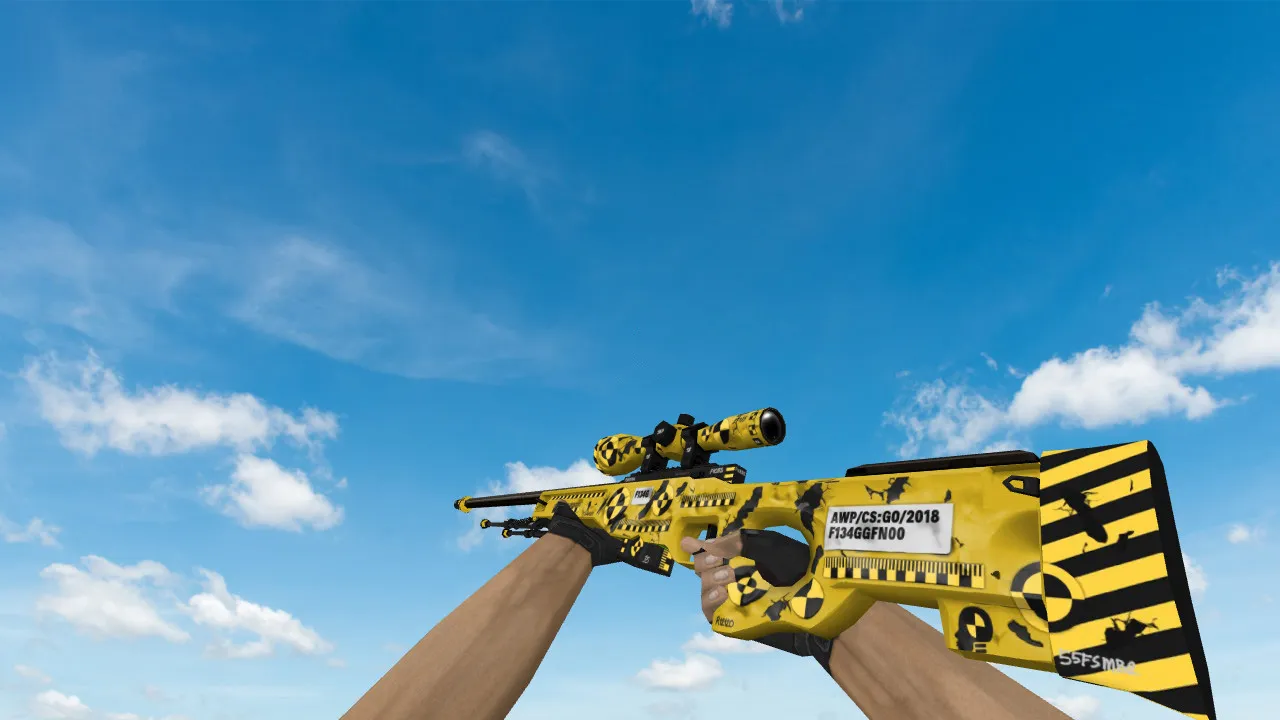 Модель AWP Crashed для CS 1.6: загрузите и сделайте игру лучше — скриншот 1