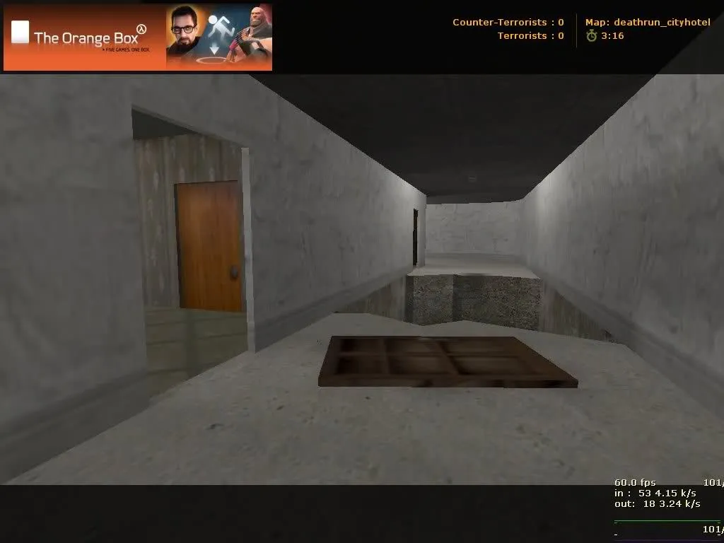 deathrun_cityhotel_v2 - карта Deathrun для CS 1.6: точки, боты, баланс сторон - скриншот 4