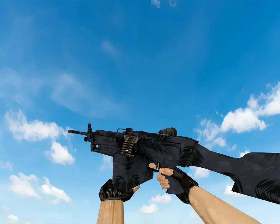 M249 | Полуночная пальма для CS 1.6: Достигните нового уровня - скриншот 1