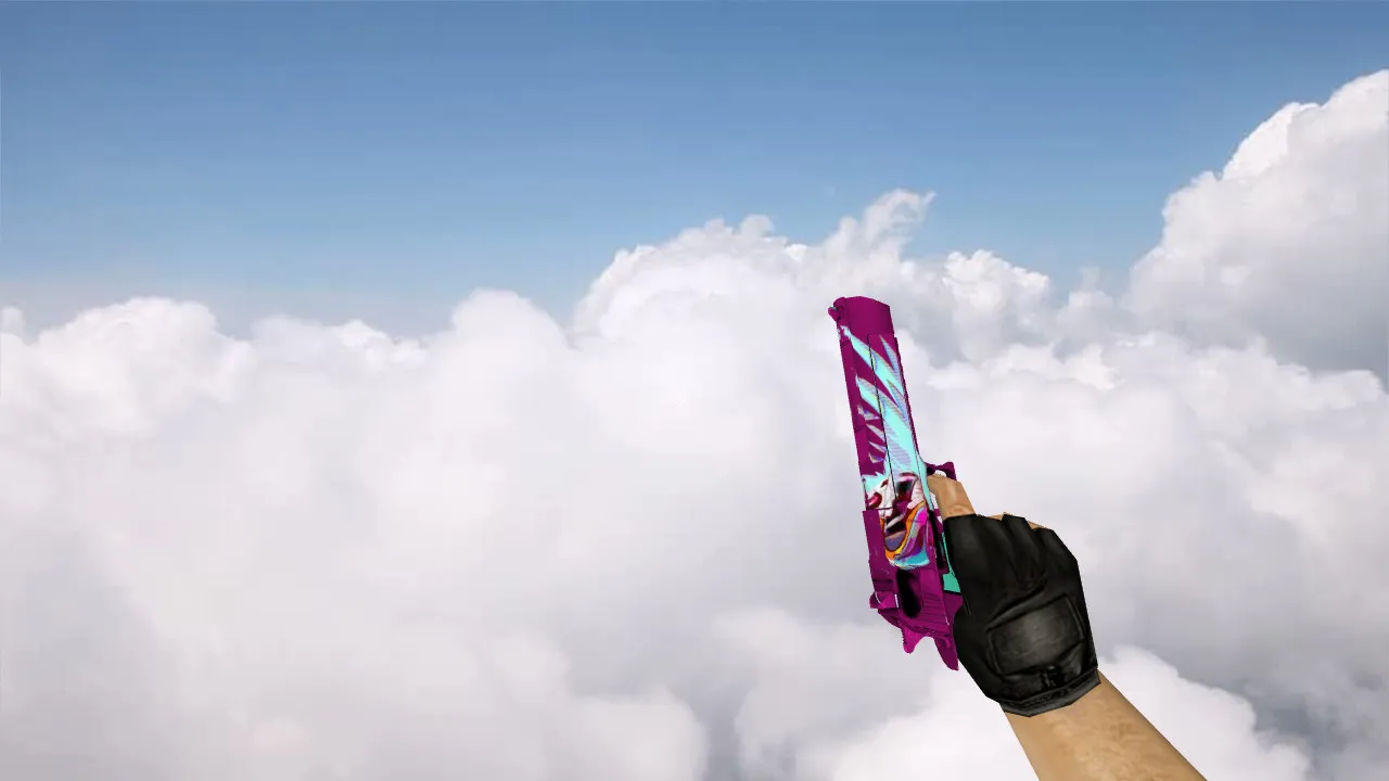 Модель «Deagle «Неоновый гонщик»» для CS 1.6 - Уникальный скин — скриншот 2