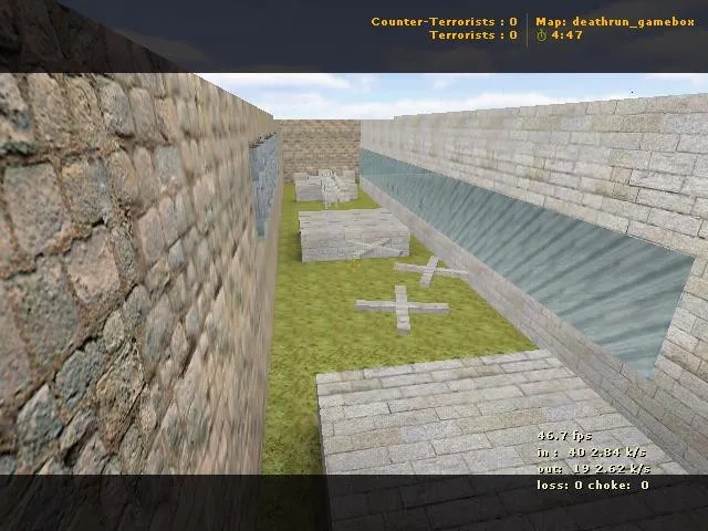 deathrun_gamebox для CS 1.6 - deathrun-карта, роли сторон, ключевые точки и навигация для ботов - скриншот 2