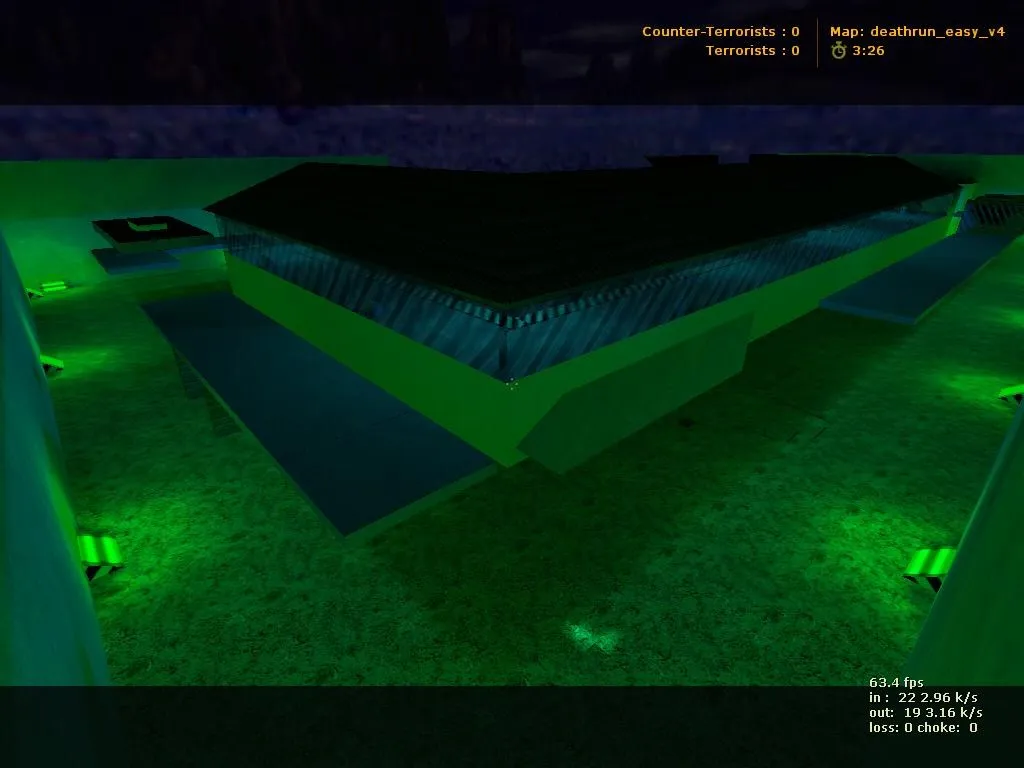 deathrun_easy_v4 для CS 1.6: точки, боты по .nav, оптимизация карты и запуск без подмен - скриншот 2