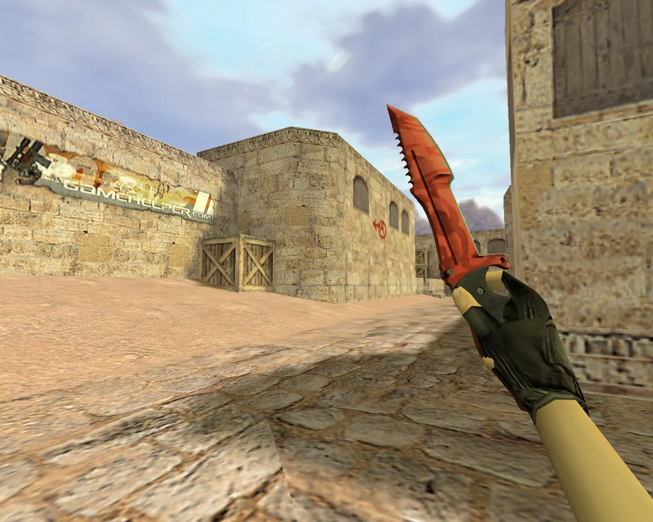 v_knife — «Охотничий нож Убийство» для CS 1.6: p_ и w_ модели, звук, анимация осмотра - скриншот 2