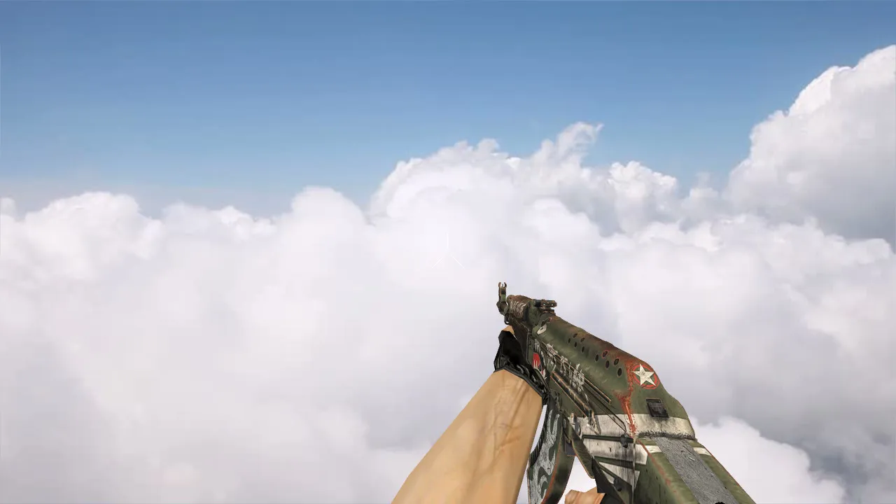 Модель «AK-47 Fallen Warrior» для CS 1.6: Погрузитесь в мир - скриншот 4