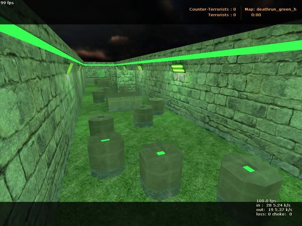 deathrun_green_h для CS 1.6: тактики, точки, .nav и оптимизация карты - скриншот 4