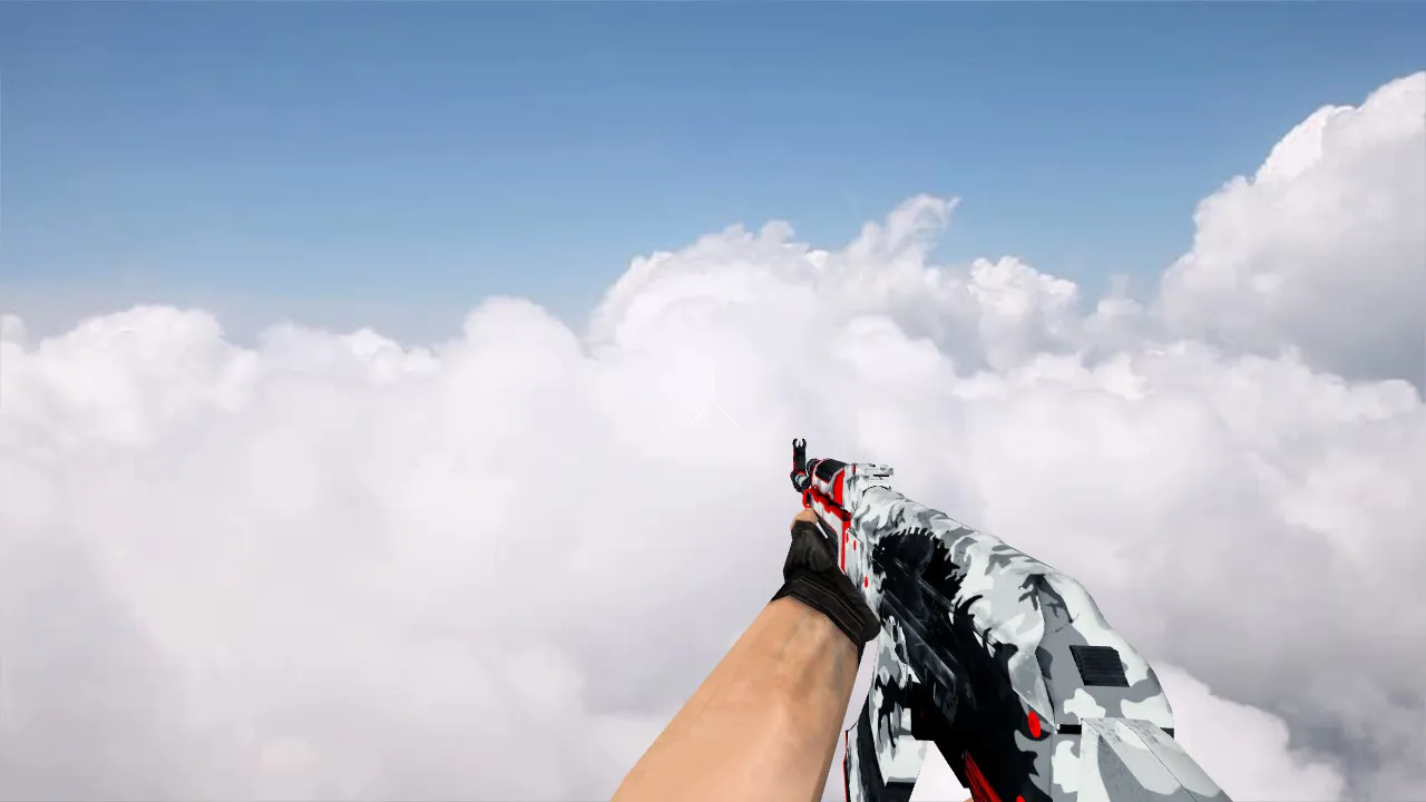 Модель «AK-47 WarZilla Red Rage» для CS 1.6: v_, p_, w_ версии, звуки, анимация осмотра и норм текстуры - скриншот 4