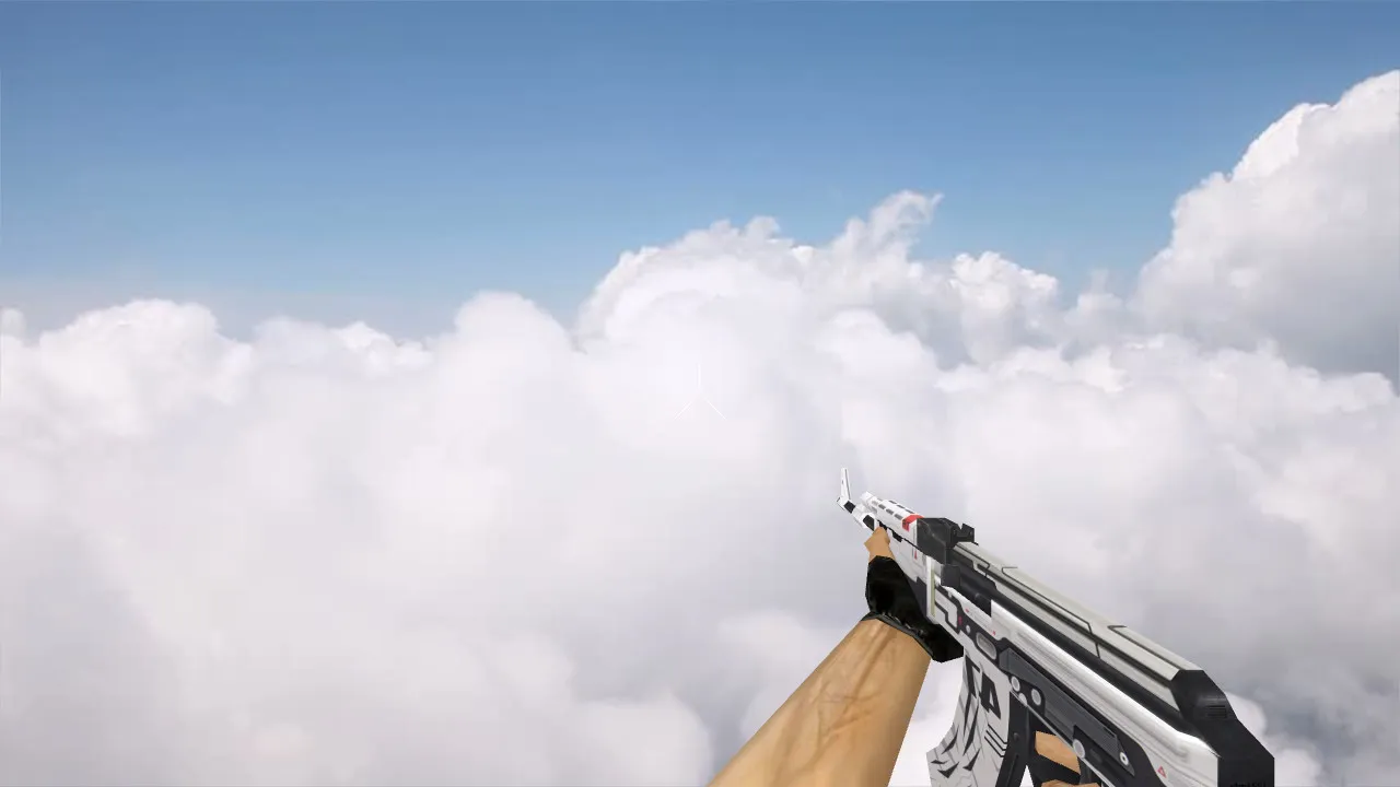 Модель Degault AK47 Challenger v_ p_ w_ для CS 1.6: звуки, анимация осмотра, качество текстур - скриншот 1
