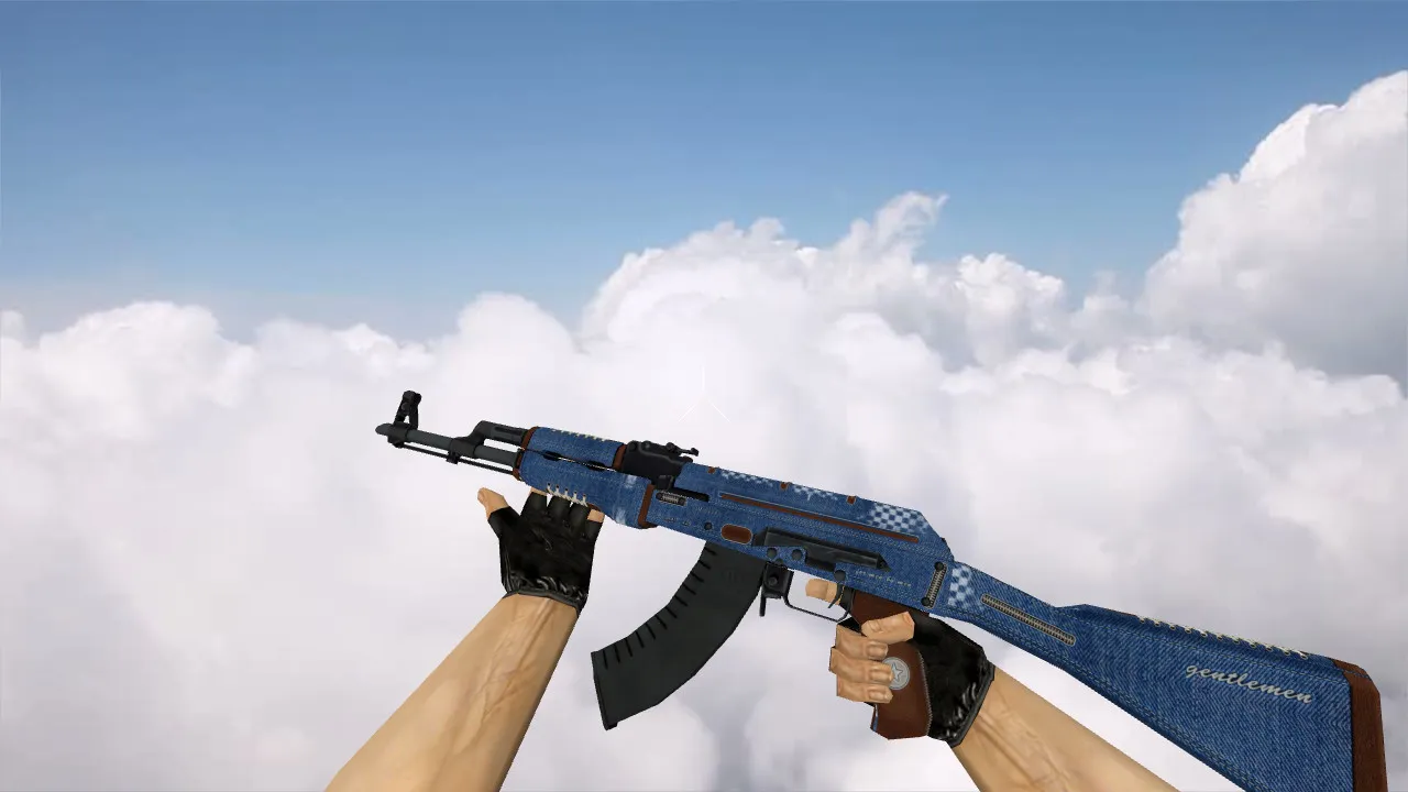 Модель AK-47 Gentleman для CS 1.6 - Качественный выбор оружия - скриншот 1