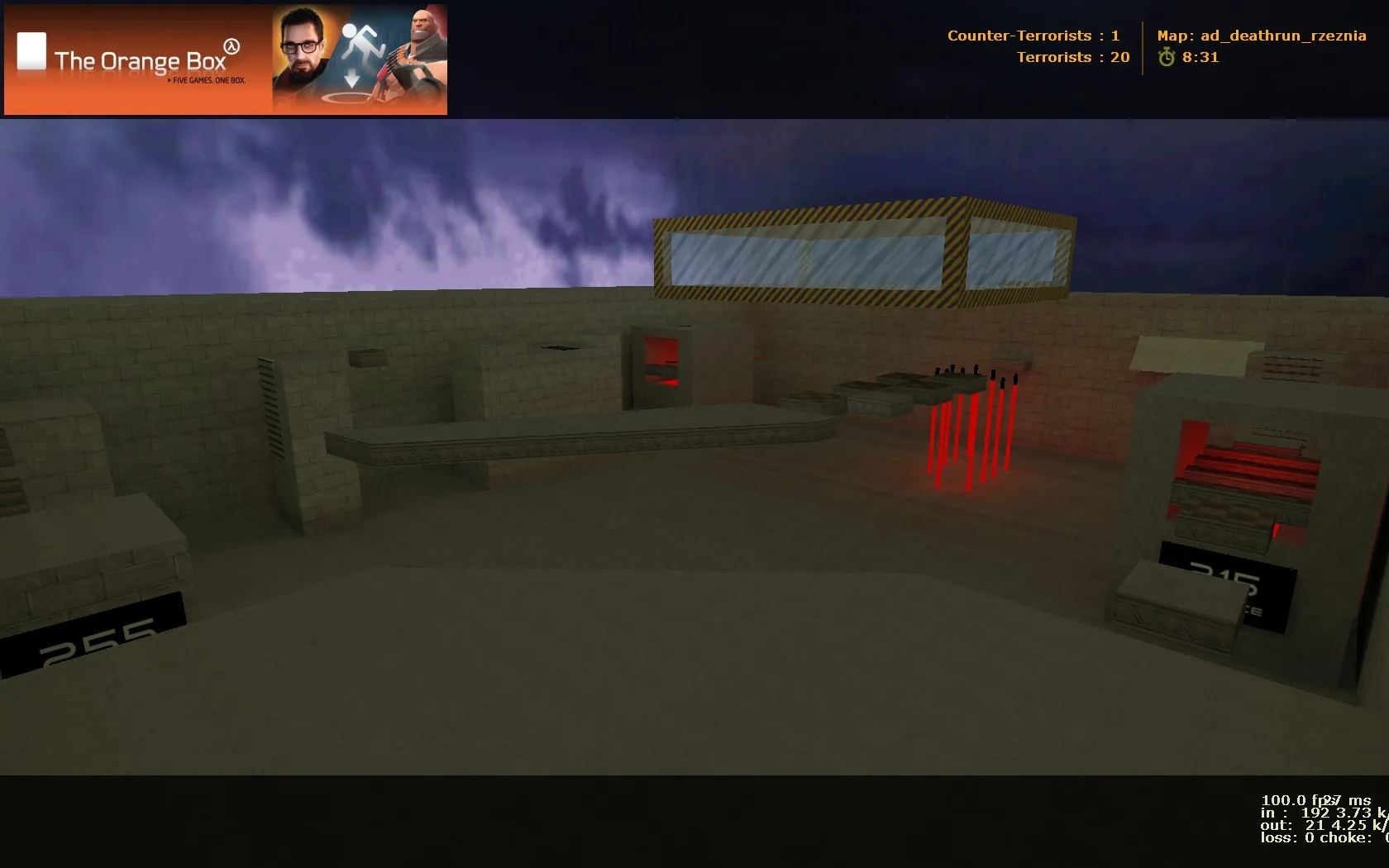 ad_deathrun_rzeznia — Deathrun карта для CS 1.6: точки, маршруты и настройка сервера - скриншот 1