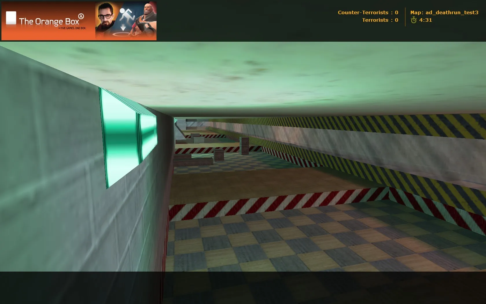 Карта ad_deathrun_allinone для CS 1.6: deathrun, ловушки, точки и боты (.nav), оптимизация - скриншот 1