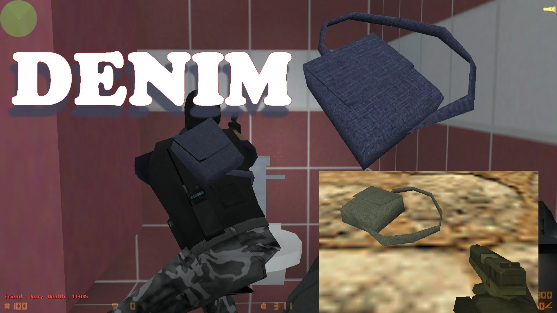Модель «Modern Backpack» для CS 1.6: v_ p_ w_ модели, звуки, анимация осмотра, текстуры и настройка - скриншот 8