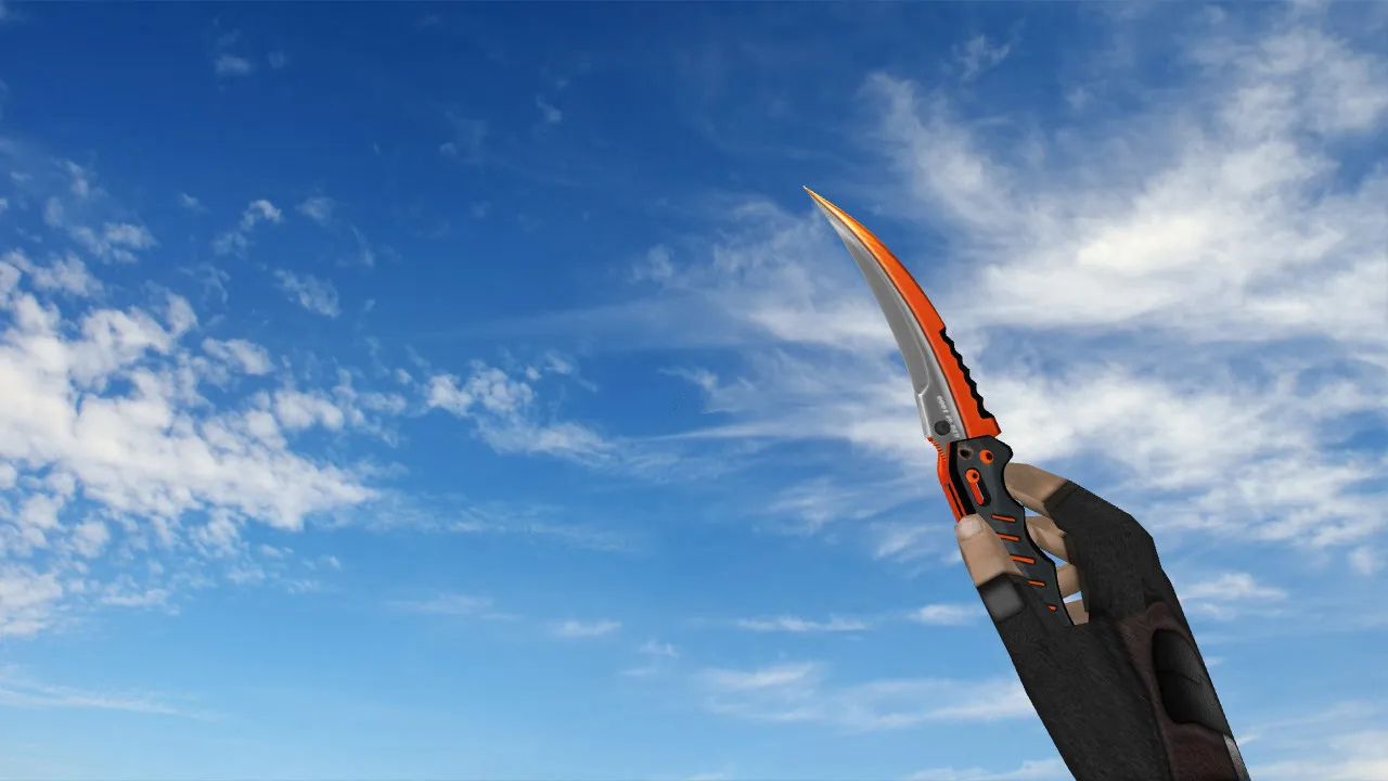 Flip Knife Burst v_ модели и звуки для CS 1.6 — осмотр, текстуры, качество и анимации - скриншот 2