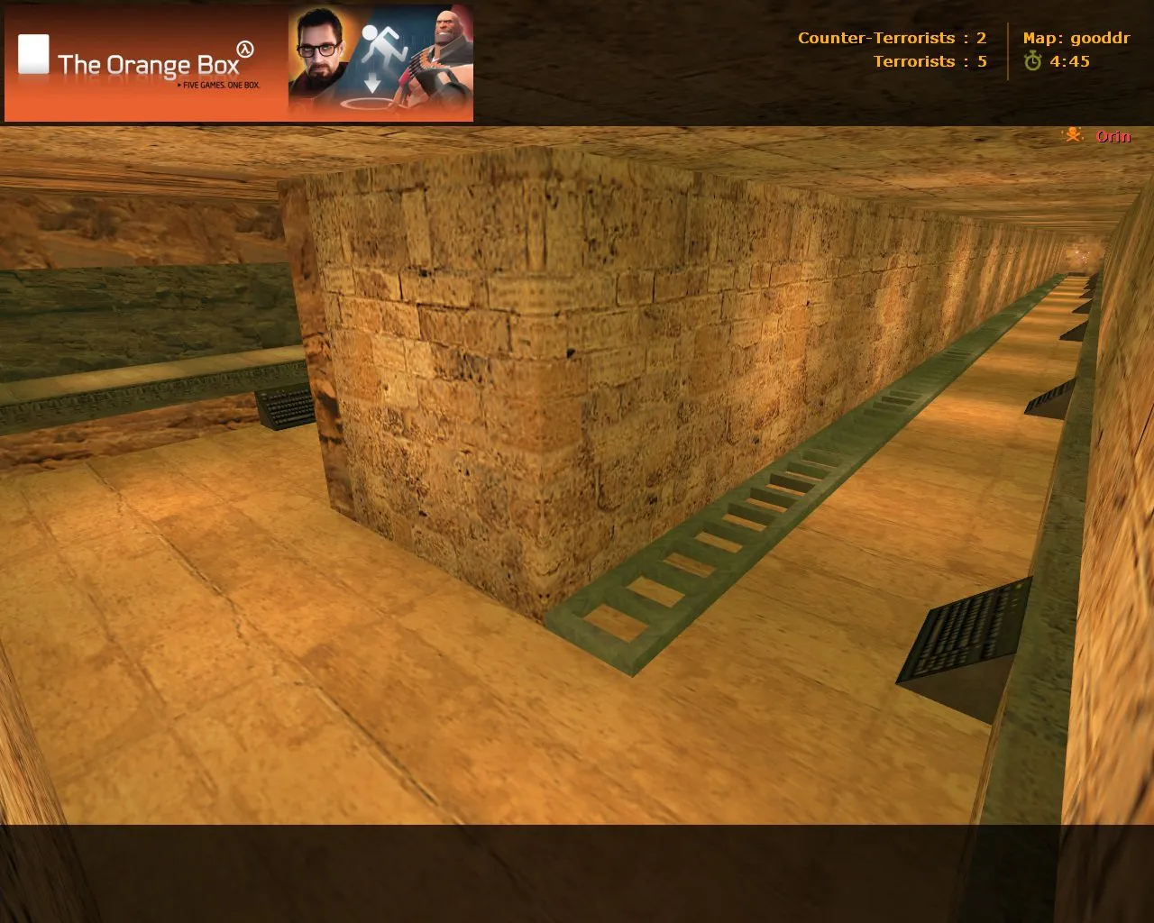 deathrun_dustdivi2_final для CS 1.6: баланс сторон, точки, .nav и оптимизация карты - скриншот 4
