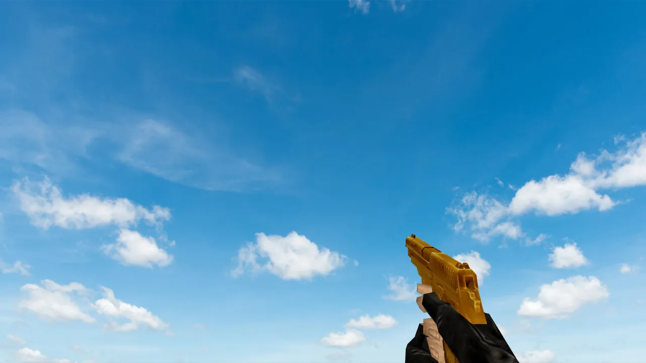 Пак моделей оружия «Gold Weapons Pack V3» для CS 1.6: v_ p_ w_ модели, звуки, анимация осмотра - скриншот 19