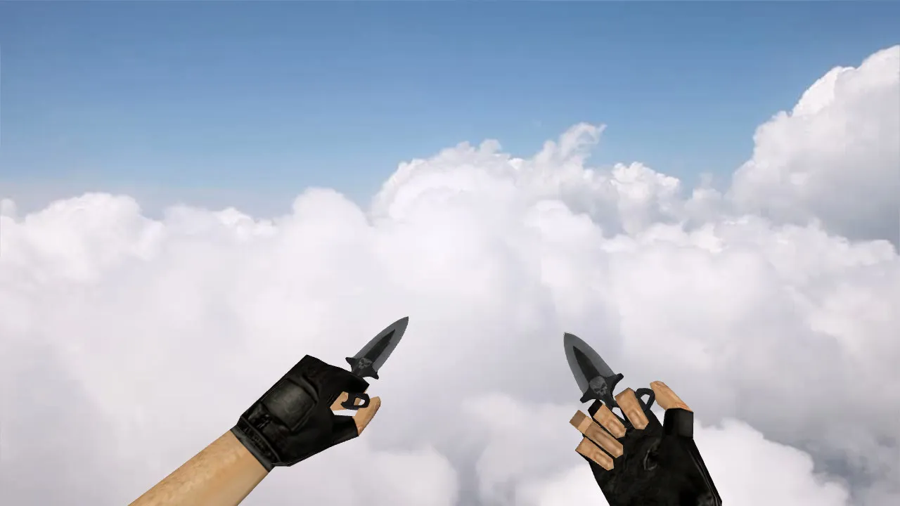 Shadow Daggers Vanilla ножи v_model/p_model/w_model со звуками, анимацией осмотра и качественными текстурами для CS 1.6 - скриншот 2