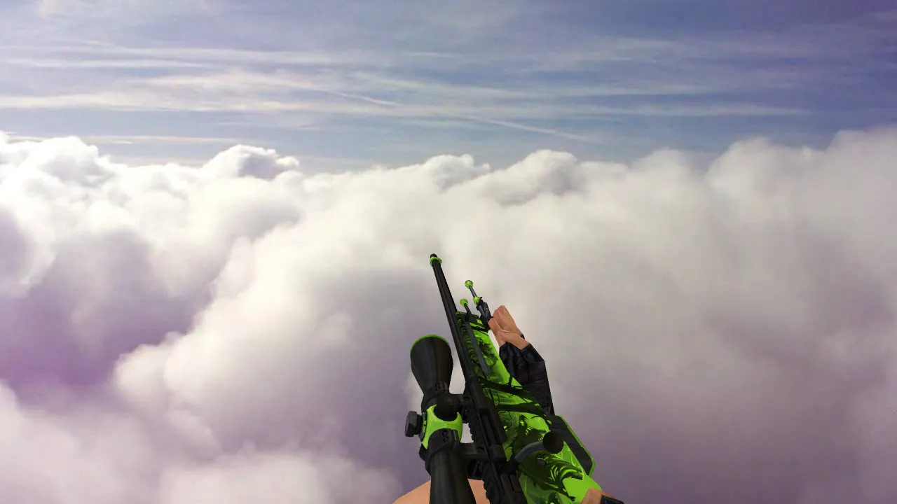 Модель AWP Virus для CS 1.6: Уникальный Скин и Анимация - скриншот 2