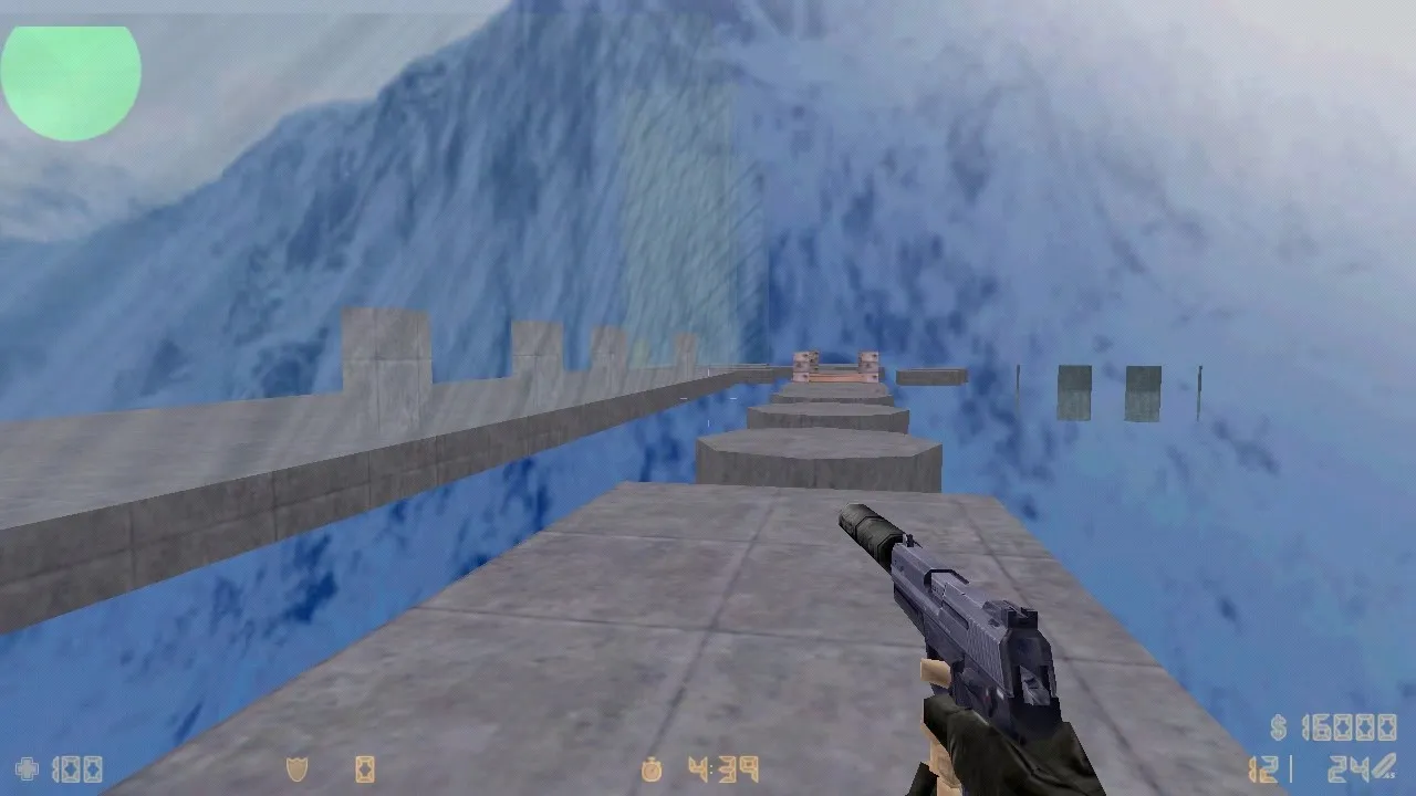 Карта deathrun_cielo для CS 1.6: ловушки, прохождение, точки за CT/T, настройка и .nav - скриншот 1