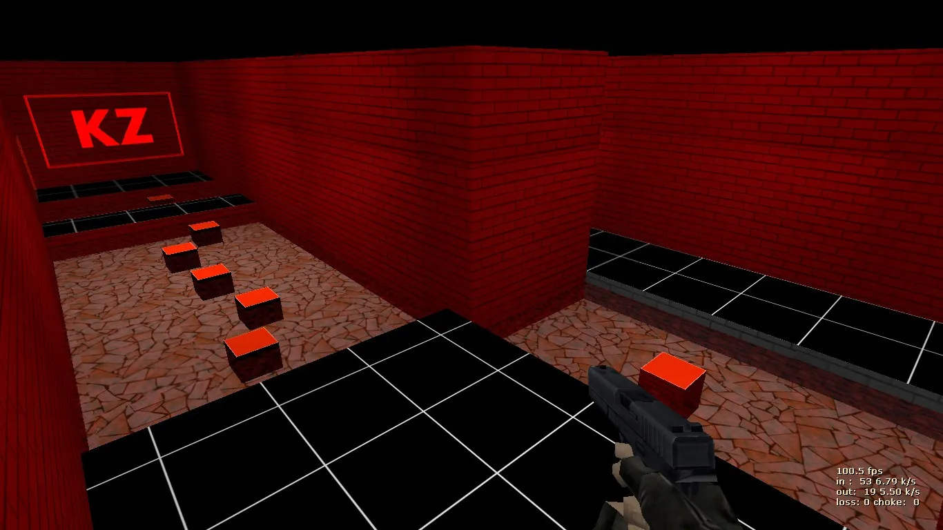 deathrun_cubkz - карта Deathrun для CS 1.6: точки, механика ловушек, боты и оптимизация - скриншот 3