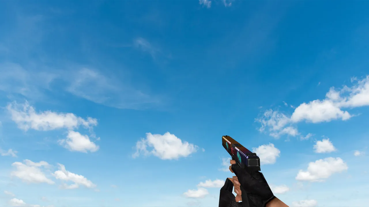 Модель «Glock Fade Navi Stickers» для CS 1.6: Улучшите игру - скриншот 1