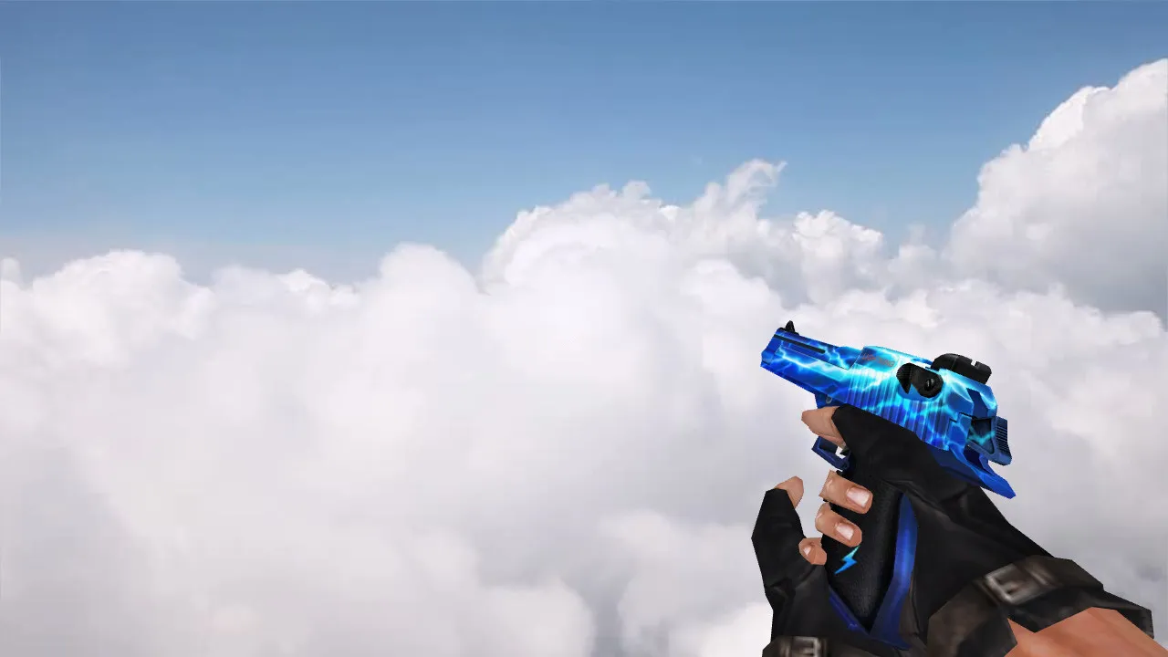 Модель «CSO Desert Eagle Blue Lightning» для CS 1.6 - Скачать - скриншот 2