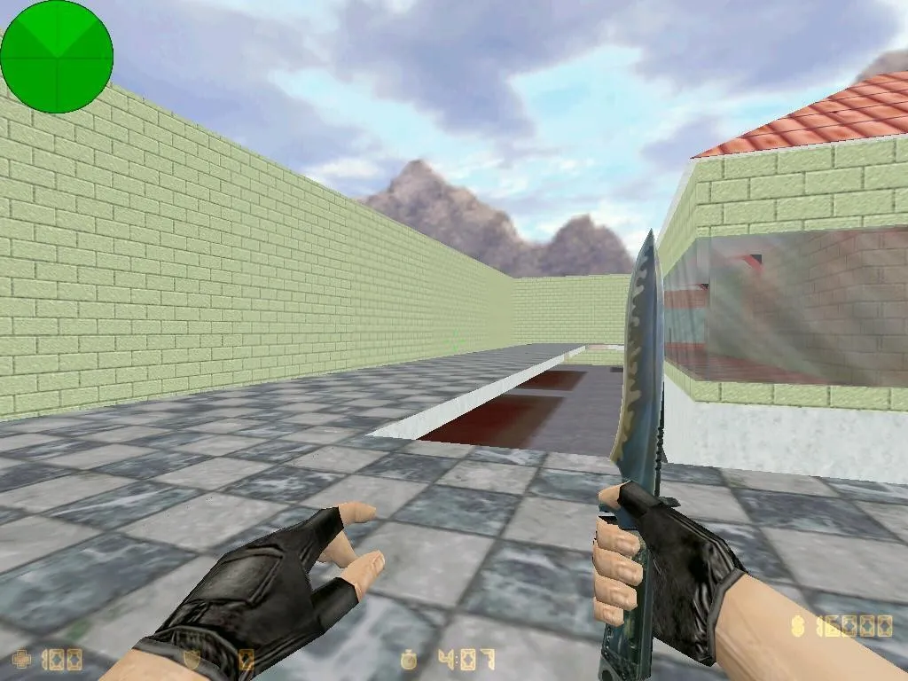 deathrun_easy_v2 для CS 1.6: тренировочная карта с таймингами, точками и ботами, стабильная сборка - скриншот 2