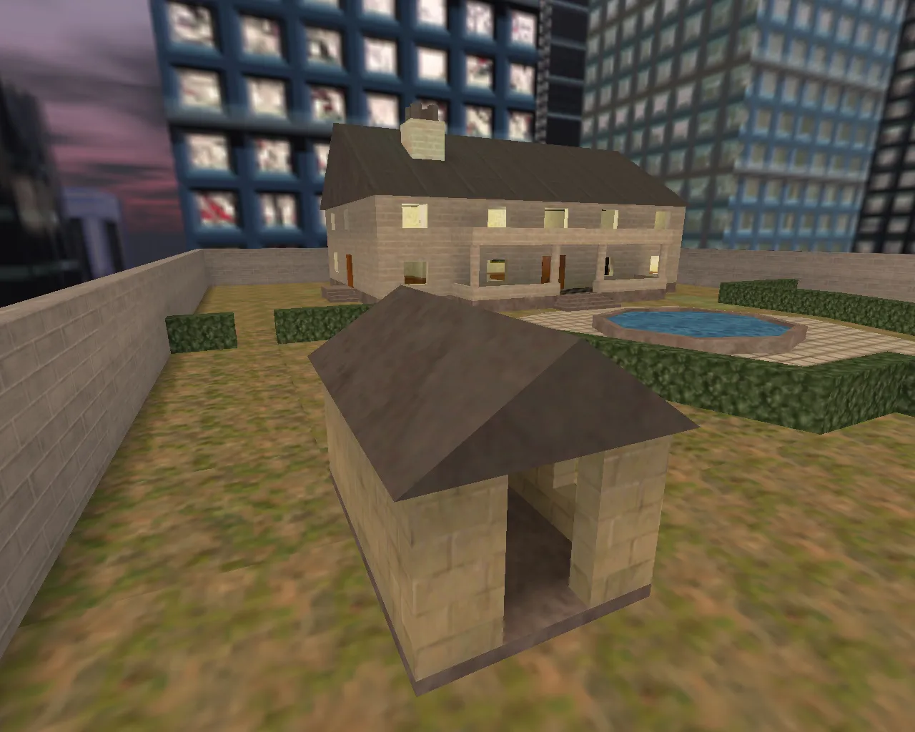 cs_mansion для CS 1.6: тактика, точки, .nav, оптимизация и баланс сторон - скриншот 1