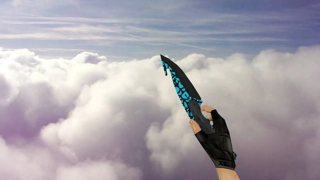 Модель «Gut Knife Bussta» для CS 1.6: v_ w_ p_ файлы, звуки, анимация осмотра, текстуры и настройка - скриншот 2