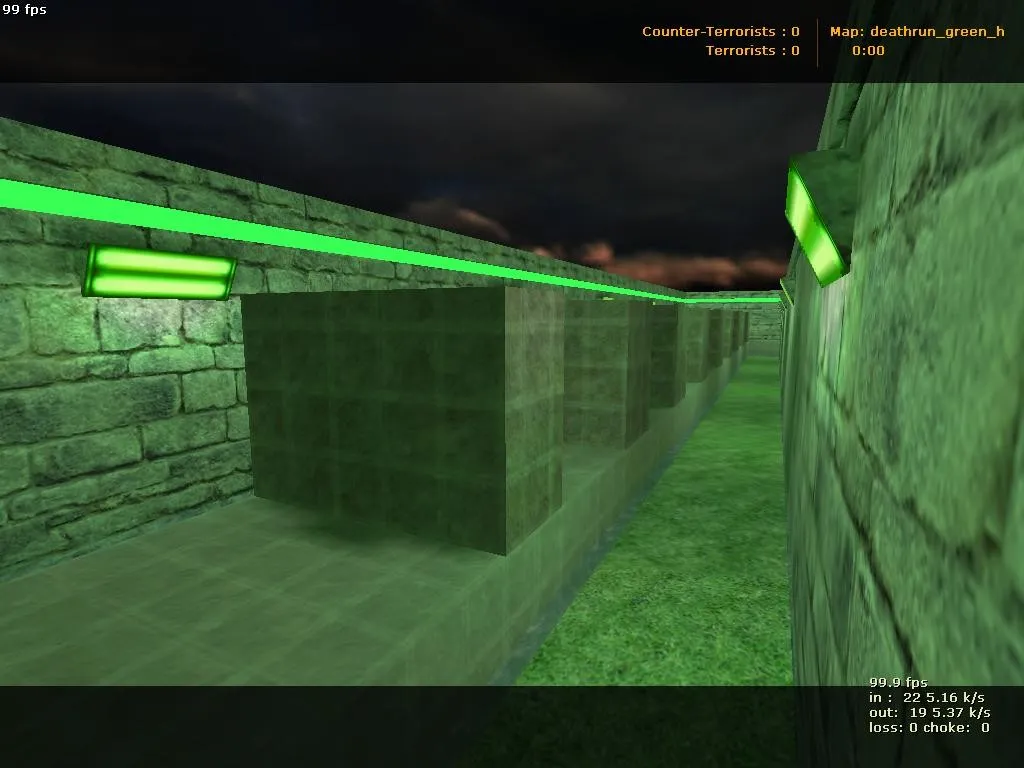 deathrun_green_h для CS 1.6: тактики, точки, .nav и оптимизация карты - скриншот 5