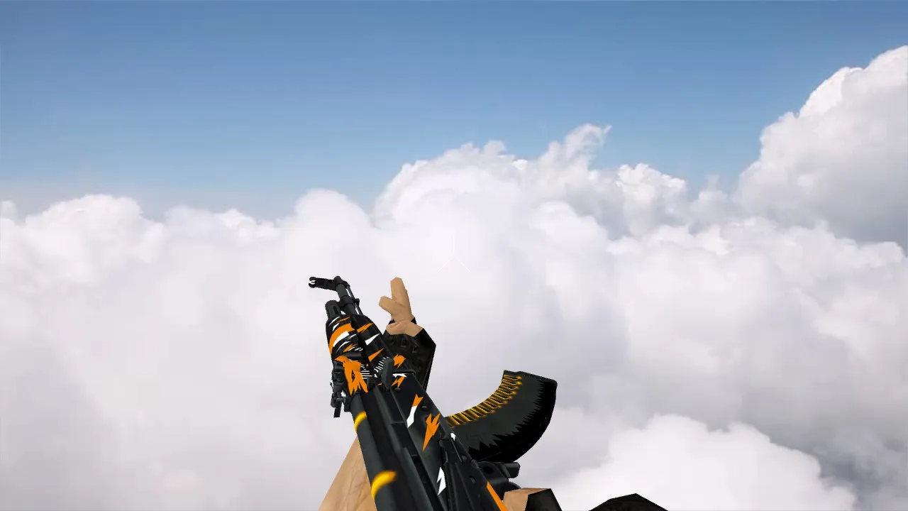 Модель v_ оружия AK-47 The Slayer (p_ и w_) для CS 1.6: звуки, анимация осмотра, текстуры и настройка - скриншот 3