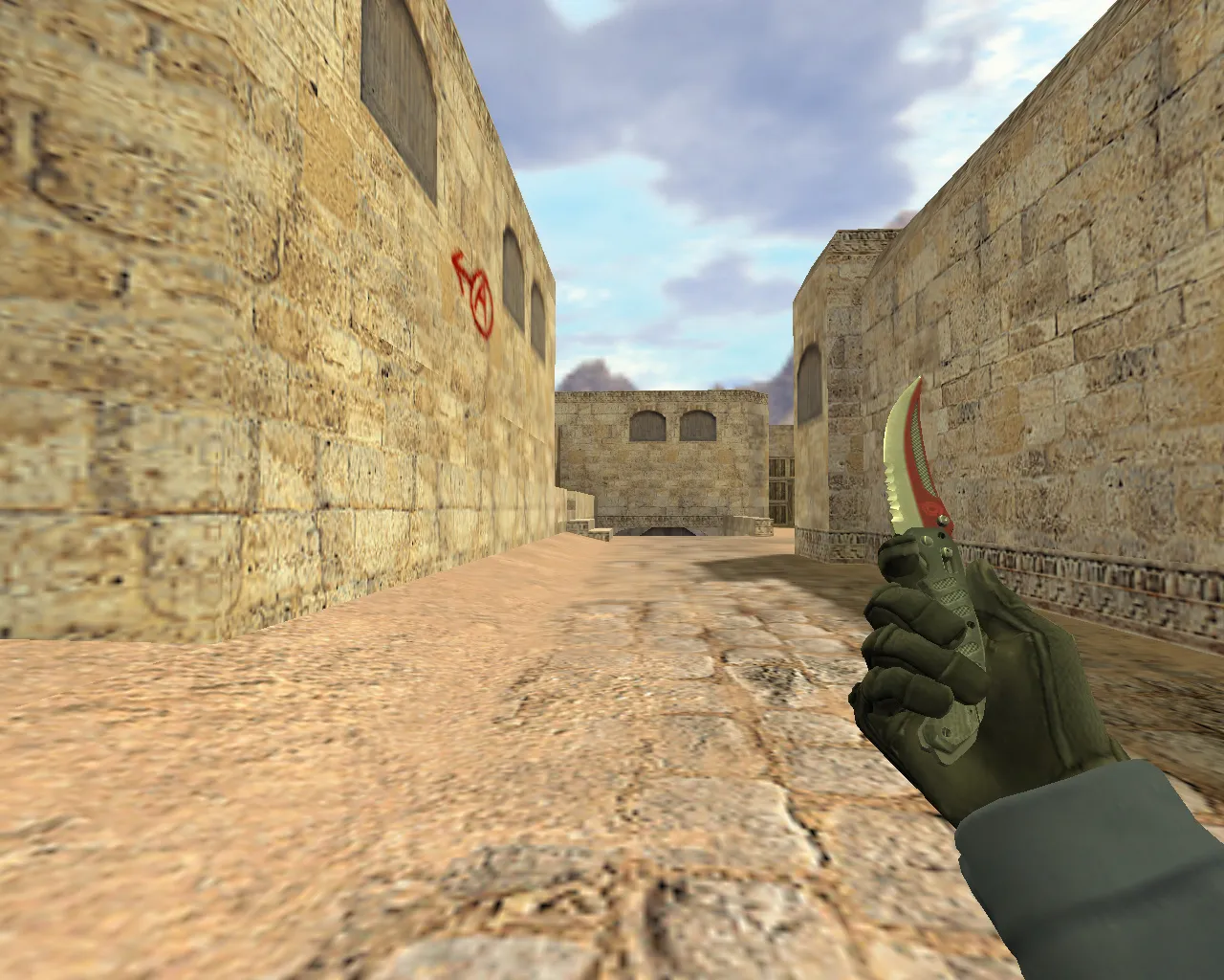 Модель «Складной нож Автотроника» v_knife_p для CS 1.6: звуки, анимация осмотра, текстуры - скриншот 1