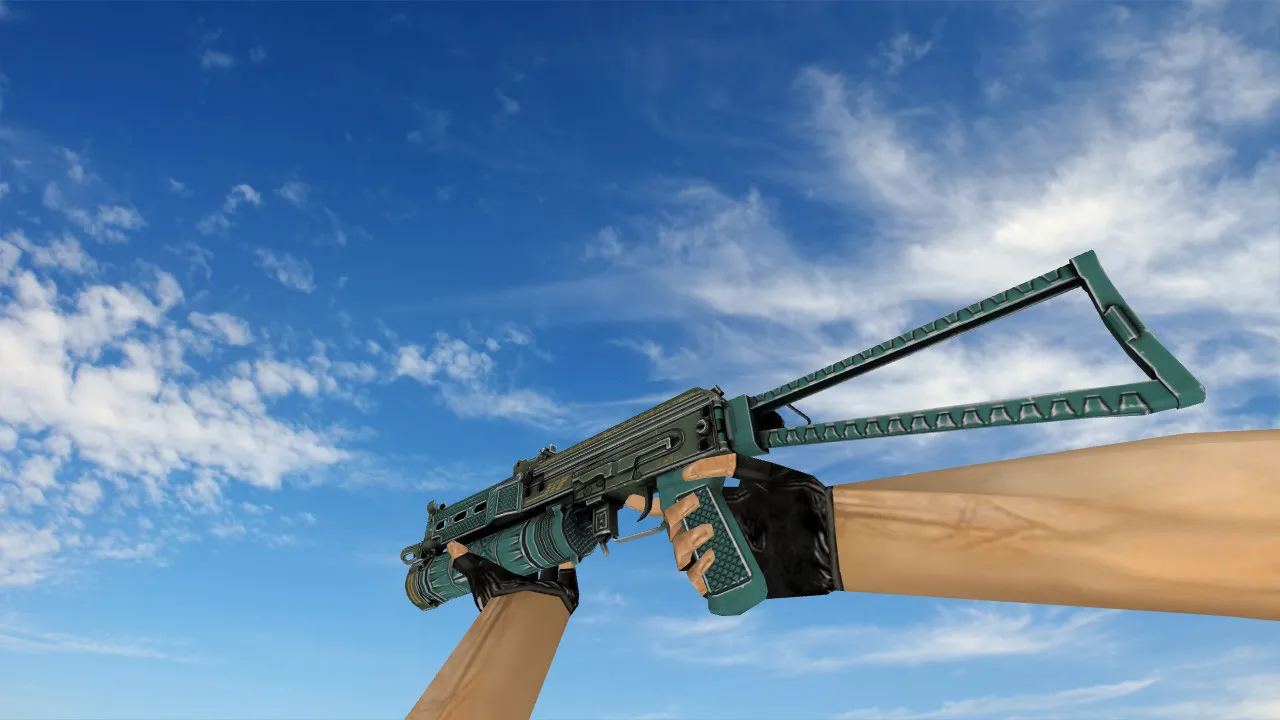 Скин «PP-19 Bizon Space Module» для CS 1.6 — неповторимая модель - скриншот 1