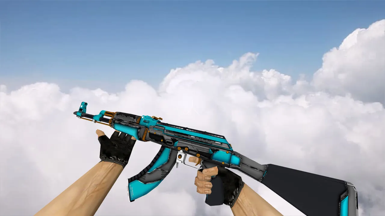 Модель AK-47 Overdrive (v_ p_ w_) для CS 1.6: звуковое сопровождение, анимация осмотра, качество текстур - скриншот 1