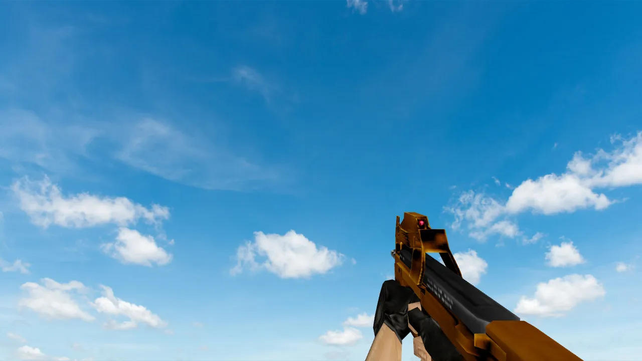 Пак моделей оружия «Gold Weapons Pack V3» для CS 1.6: v_ p_ w_ модели, звуки, анимация осмотра - скриншот 20
