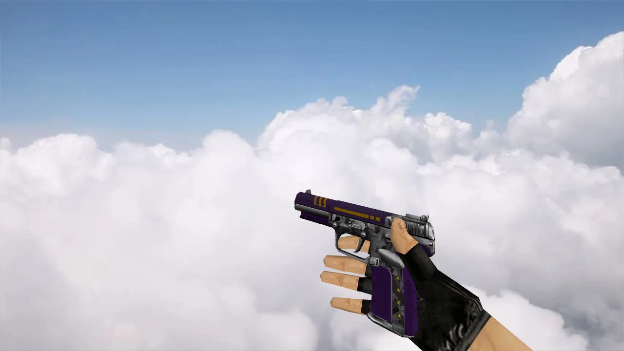 Модель Five Seven Sarge Purple для CS 1.6 - Уникальный стиль - скриншот 1
