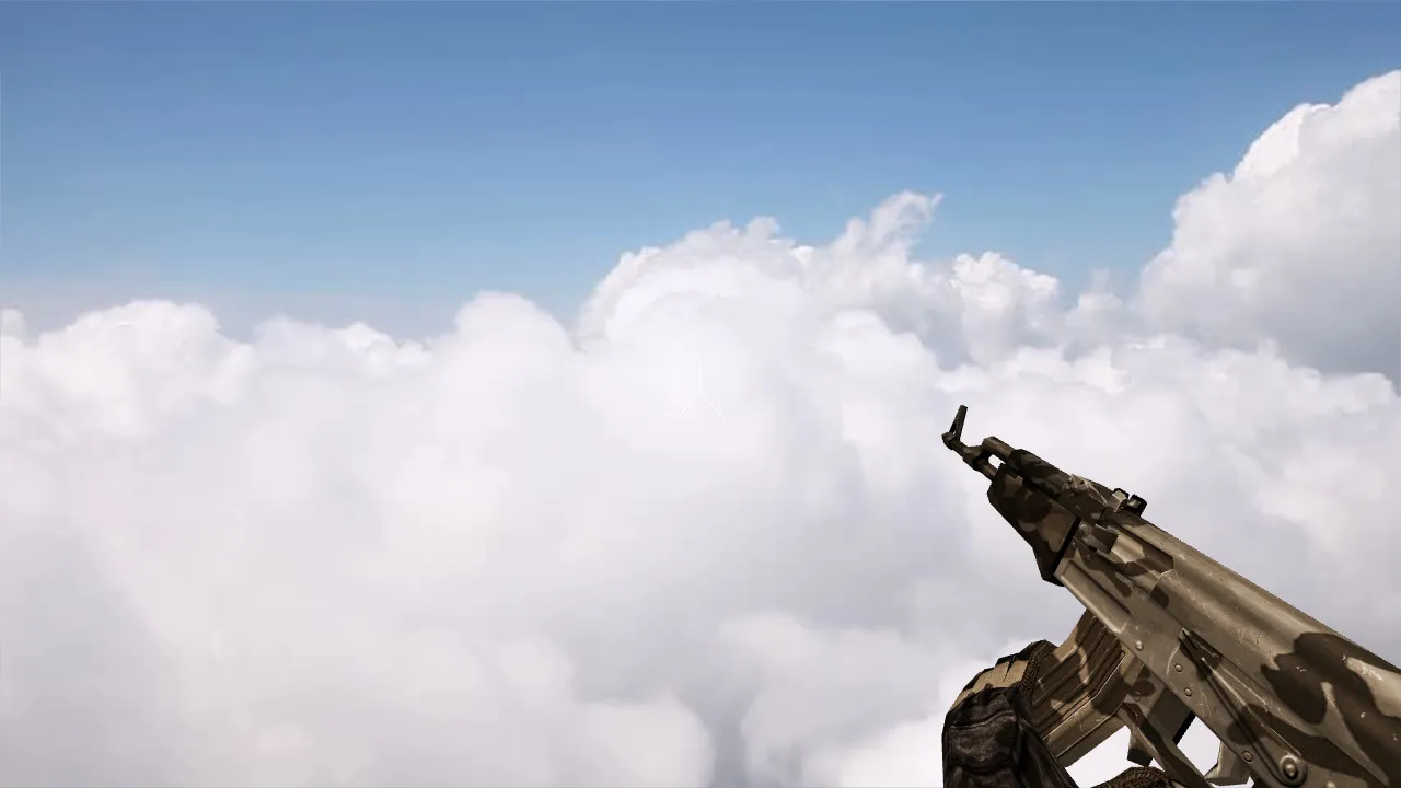 AK-47 Brown для CS 1.6: стильная модель оружия — скриншот 2