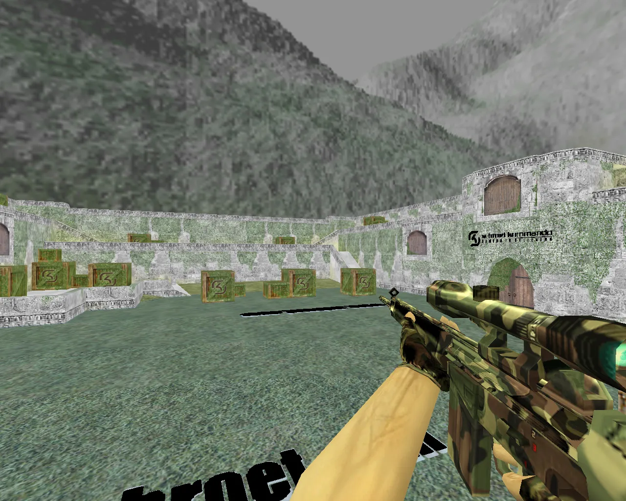 aim_sk_g3sg1_sg550 для CS 1.6: тренировка прицела, AWP/SG550, спрей-контроль и скилл-ап - скриншот 3